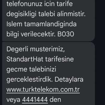 Onayım Olmadan Tarifem Değiştirildi!