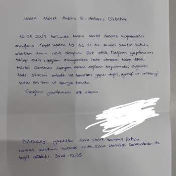 Aldığım Apple Watch'ın Paketinin Yırtık Çıkması Ve Personel Davranışı Hakkında Şikayetim
