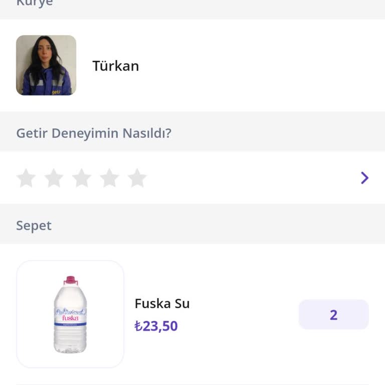 Getir Siparişim Teslim Edilmedi Param Da İade Edilmedi