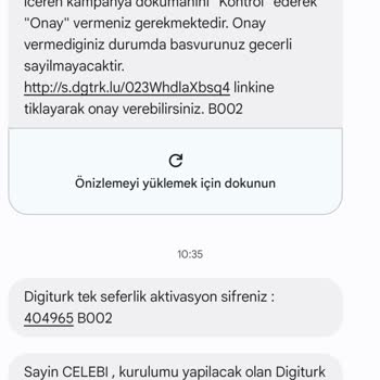Yanıltıcı Arama Sonrası Faturama Yansıtılan Digiturk Ücreti Ve Vodafone'un Sorumluluk Almaması