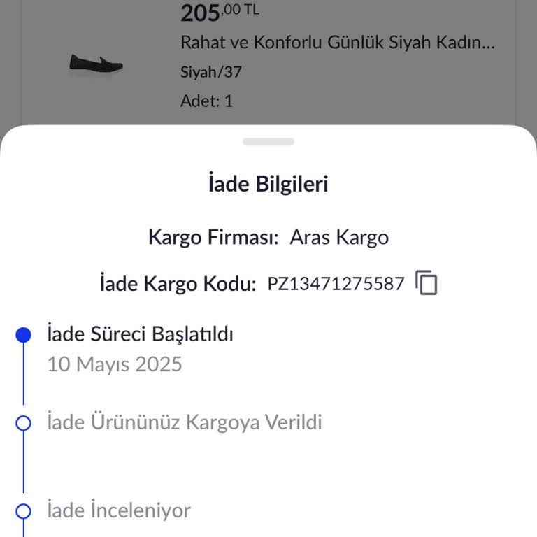İade Kodu Sorunu Nedeniyle Mağduriyet Yaşıyorum