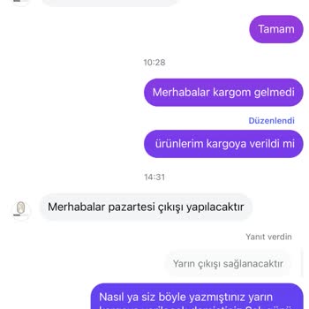 Siparişimin Gönderilmemesi Ve İade Talebimin Reddedilmesi