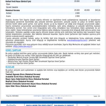 Şirket Aracıma Yanlış Poliçe Düzenlendi Mağduriyetim Giderilmiyor