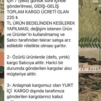 Stilzade Butik Yanlış Renk Ürün Ve Yüksek Kargo Ücreti Mağduriyeti