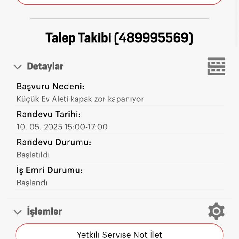 Yeni Alınan Süpürgenin Bozulması Ve Serviste Korumasız Taşınması Endişesi