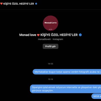 Sipariş İptali Ve Ücret İadesi Talebime Dönüş Yapılmıyor