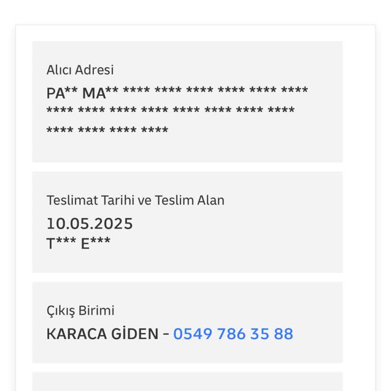 Kargom Başkasına Teslim Edilmiş Görünüyor, Müşteri Hizmetlerine Ulaşamıyorum