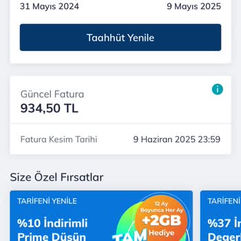 Taahhüt Bitince Fahiş Fatura Ve Müşteri Temsilcisine Ulaşılamıyor