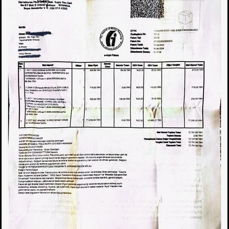 Satın Aldığım Ekran Koruma Hizmeti İçin Mağazada Ürün Bulunmuyor, Çözüm Sunulmuyor