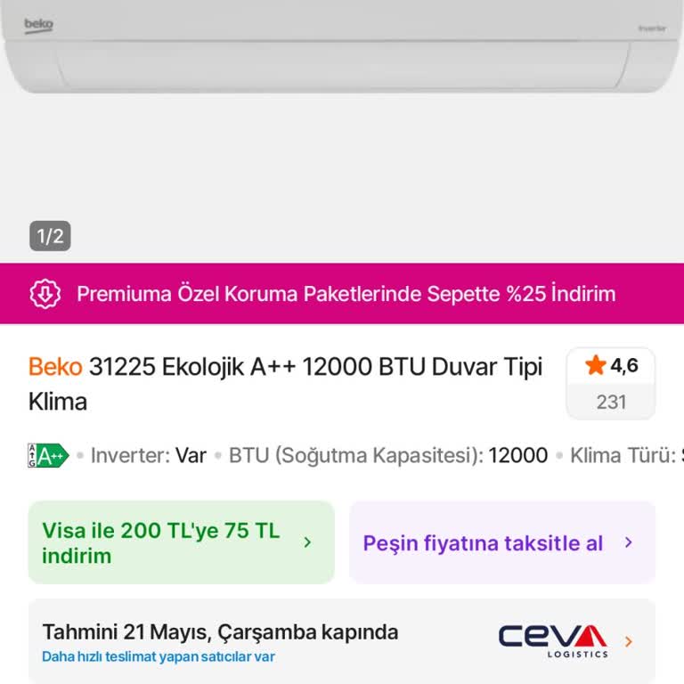 Yanlış Kargo Firmasıyla Gönderilen Klima Hasarlı Ulaştı, Mağdur Edildik