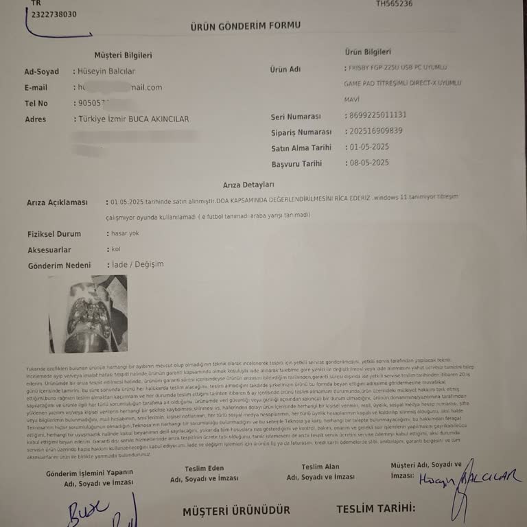 Arızalı Joystick İçin Yasal İade Hakkım Mağaza Kurallarıyla Reddedildi