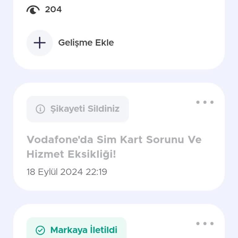 Vodafone Bayisinde E-Sim İşlemlerinde Süreklilik Arz Eden Sorunlar Ve Olumsuz Yaklaşım