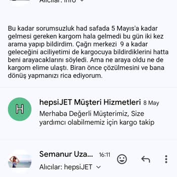 Kargom Teslim Edilmiyor, Müşteri Hizmetleri Yetersiz Kaldı