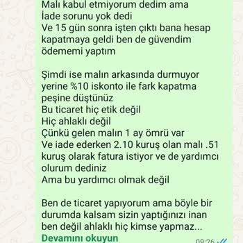 Kısa Süreli Son Kullanma Tarihli Ürün Ve Haksız İade Şartları Nedeniyle Mağduriyet