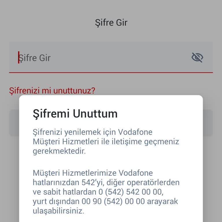 Güvenli Depo Şifremi Alamıyorum Müşteri Temsilcisi Yardımcı Olamıyor