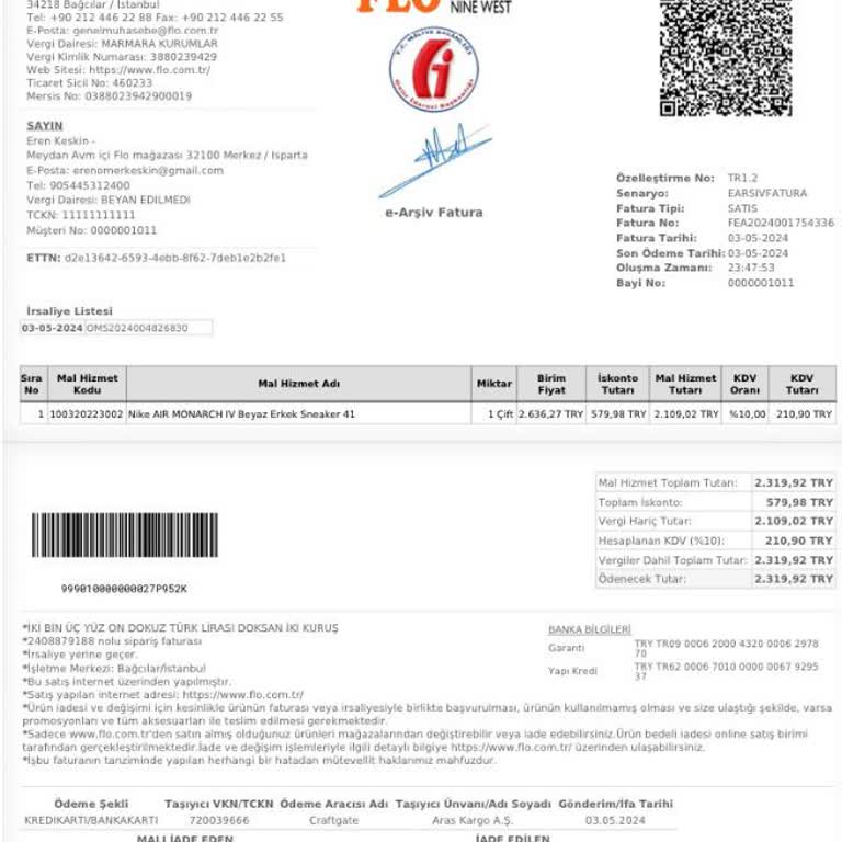 FLOdan Alınan Nike Ayakkabıda Yırtılma Ve Koku Sorunu Sonrası Ret Cevabı