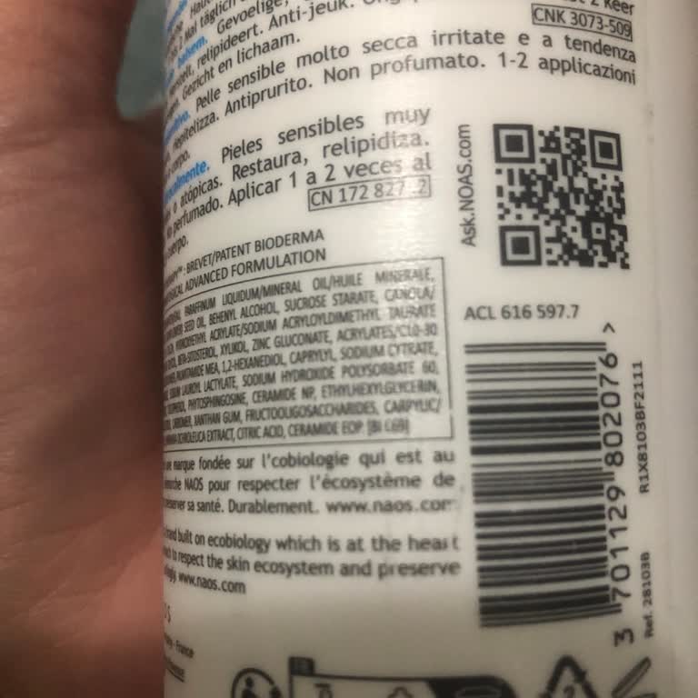 Bioderma Atoderm Creme Ultra'nın Orijinalliği Konusunda Şüphe Ve Lot Numarası Belirsizliği