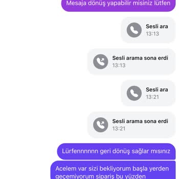 Sipariş İptali Ve İade Sürecinde İletişim Sorunu