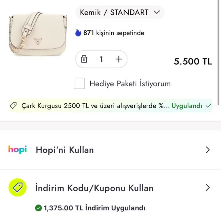 Boyner'den Satın Aldığım Ürünün Fiyat Farkının İadesini Talep Ediyorum