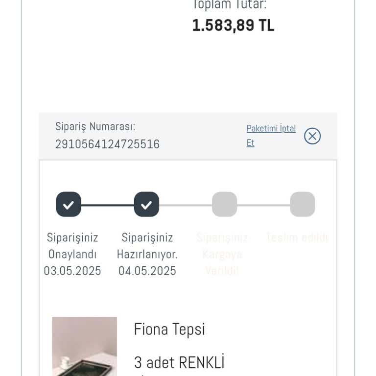 Anneler Günü Siparişim Zamanında Teslim Edilmedi, Mağdur Edildim