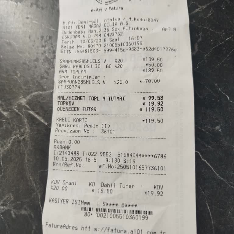 A101 Mağazasında Şarj Kablosu İadesinde Yaşanan İletişim Sorunu