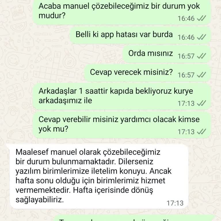 Sipariş Teslimatında Uygulama Hatası Ve Yetersiz Müşteri Hizmetleri