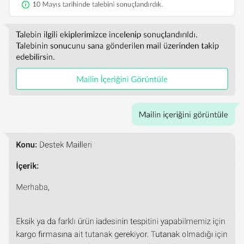Yanlış Ürün İadesi Ve Tutanak Sorunu Nedeniyle Mağduriyet