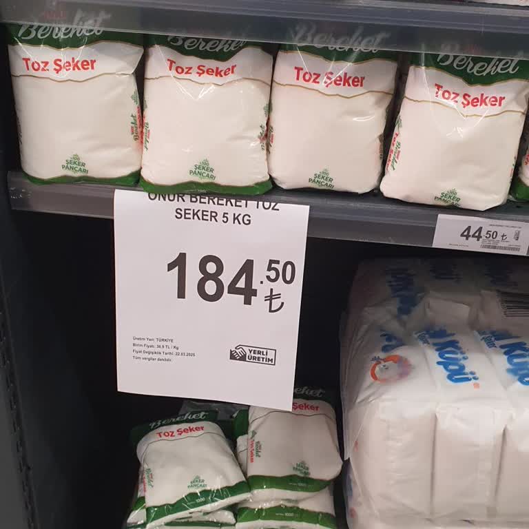 İndirimli Şeker Ürününün Market Rafında Bulunmaması