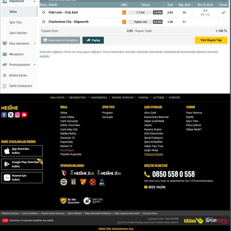 Ertelenen Maç Sonrası Kuponum Hala Sonuçlandırılmadı