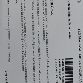 Aldığım Ayakkabı Kısa Sürede Açıldı, Sorumluluk Kabul Edilmedi