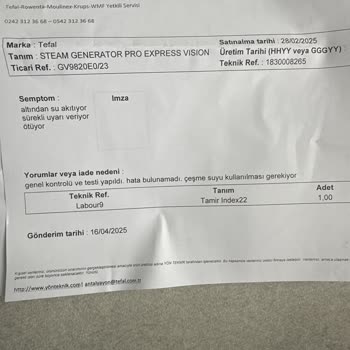 Pahalı Ütü Su Akıtıyor Ve Kırışıkları Açmıyor