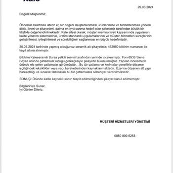 Çanakkale Seramik Fayanslarında Çatlak Sorunu Ve Yetersiz Servis Cevabı