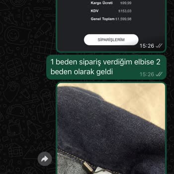 Yanlış Beden Gönderimi Ve Değişim Sürecinde Yaşanan Mağduriyet