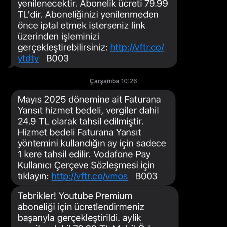 Ödenen Youtube Premium Hizmetinin Kullanılamaması Ve Para İadesi Talebi