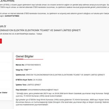 Simcom.com.tr Monitör Teslim Yapılmadı