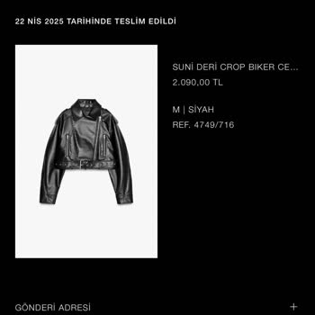 Zara'dan Aldığım Deri Ceket Bir Ayda Soyuldu, Çözüm Bekliyorum