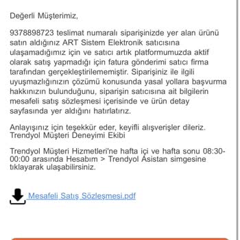 Hasarlı Ve Faturasız Ürün, Satıcıya Ulaşılamıyor, Trendyol İade Kabul Etmiyor