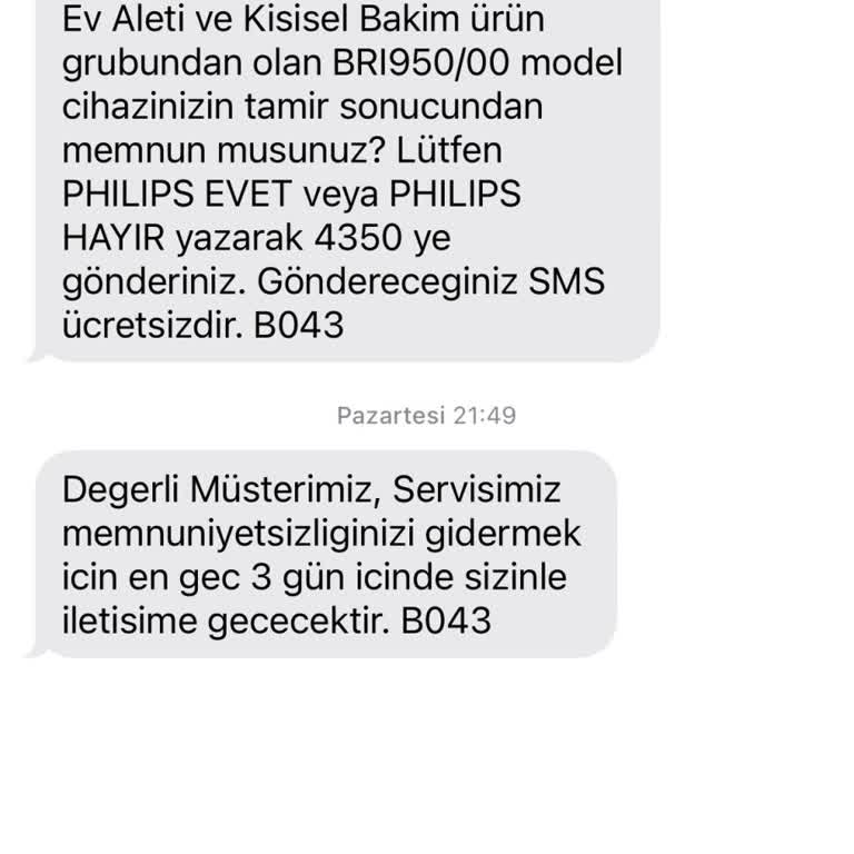 Philips Lumea Tüy Alma Cihazı Atış Yapmıyor, Servis Sonrası Sorun Devam Ediyor