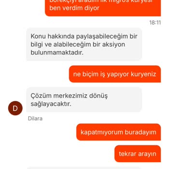 Teslim Edilmeyen Sipariş İçin İade Sorunu Ve İlgisiz Destek
