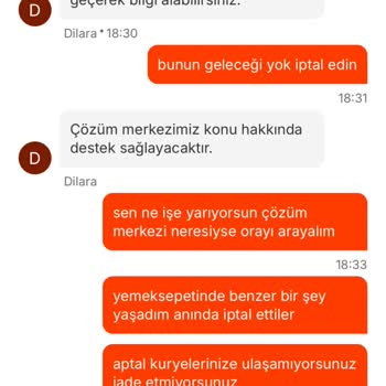 Teslim Edilmeyen Sipariş İçin İade Sorunu Ve İlgisiz Destek