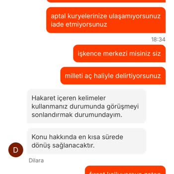 Teslim Edilmeyen Sipariş İçin İade Sorunu Ve İlgisiz Destek