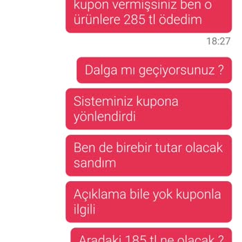 Bozuk Tavuk Ürünü Ve Yetersiz Kupon İadesi Nedeniyle Mağduriyet