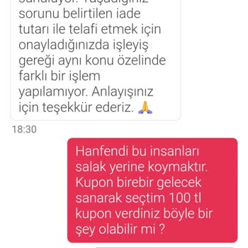 Bozuk Tavuk Ürünü Ve Yetersiz Kupon İadesi Nedeniyle Mağduriyet