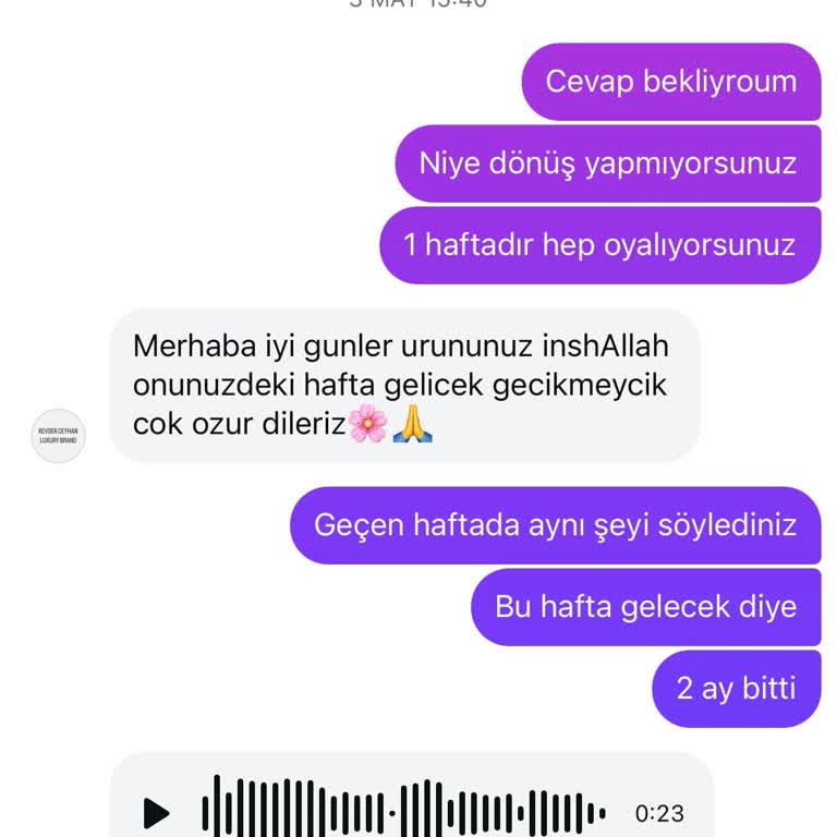 İptal Edilen Siparişin Para İadesi Yapılmıyor, Mağduriyetimiz Giderilmiyor