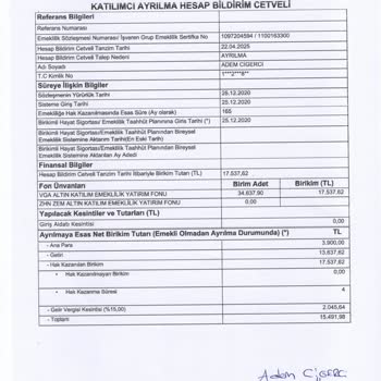 BES İptalinde Bilgilendirilmeden Yapılan Yüksek Kesintiler Ve Eksik Ödeme