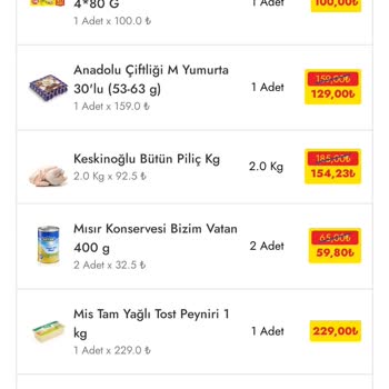 Sipariş Edilen Piliç Gramajı Eksik Teslim Edildi, Ücret İadesi Yapılmadı