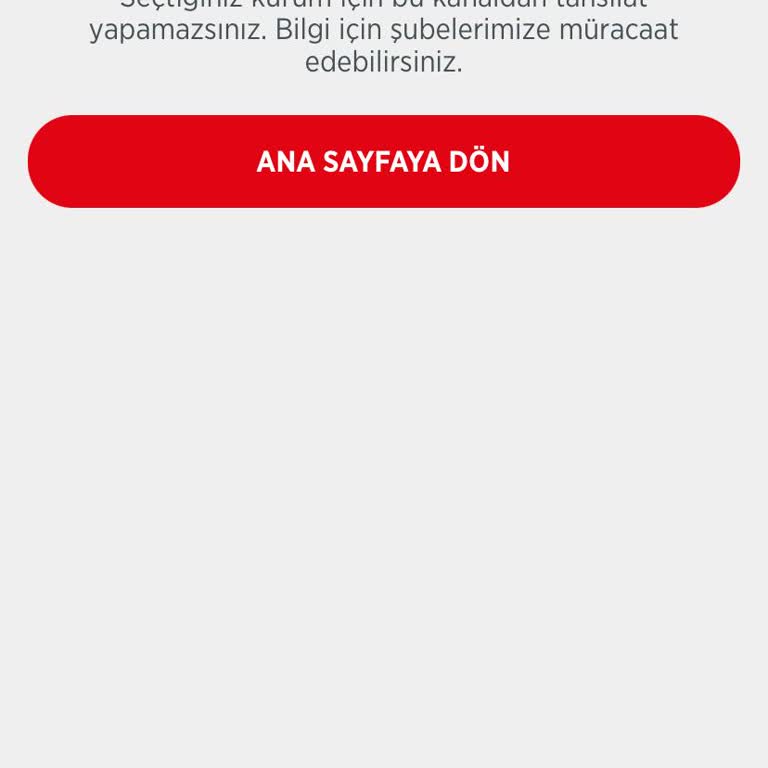Ziraat Mobil'de Şans Oyunları İçin Para Yatırılamıyor