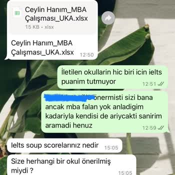 Beklentileri Karşılamayan Okul Listesi Ve Yetersiz Danışmanlık