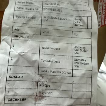 Yanlış Ve Bayat Ürün Teslimatı Nedeniyle Hayal Kırıklığı