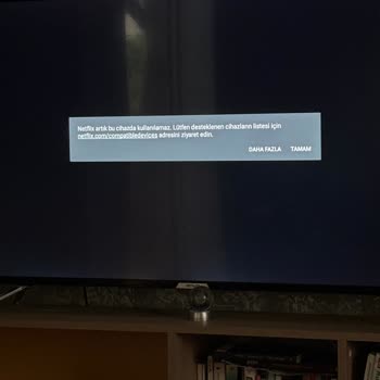 Onvo 55' Android TV'de Netflix Kullanılamıyor, Çözüm Veya İade Talebi